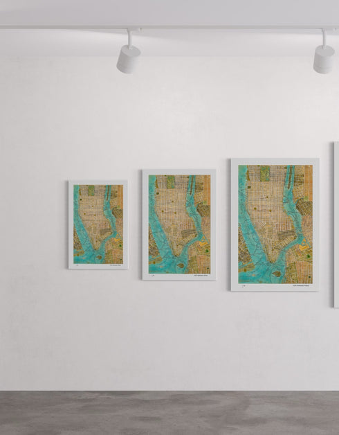 Manhattan Map | Limited Edition Prints